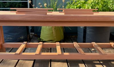 Butterfly Garden Bench — detail 6