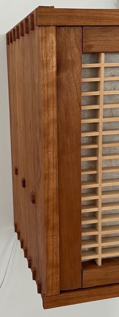 Kumiko Wall Cabinet — detail 1
