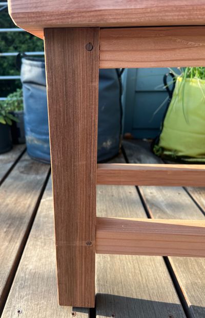 Butterfly Garden Bench — detail 3